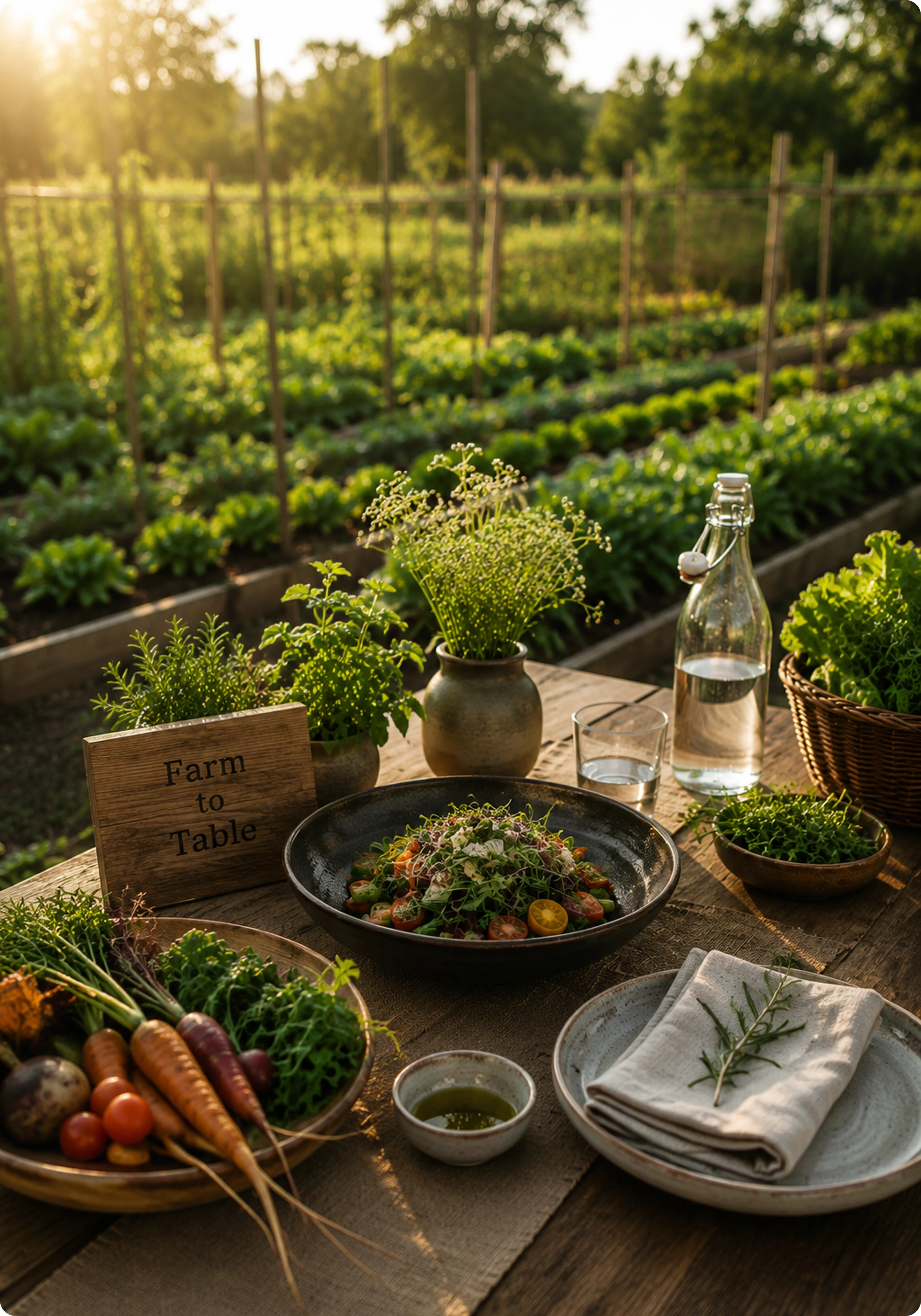 Farm-to-table dining
